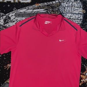Nike Golf Dri-fit Polo Pink Men’s Large